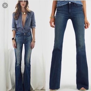 McGuire Majorelle flare jeans, raw hem